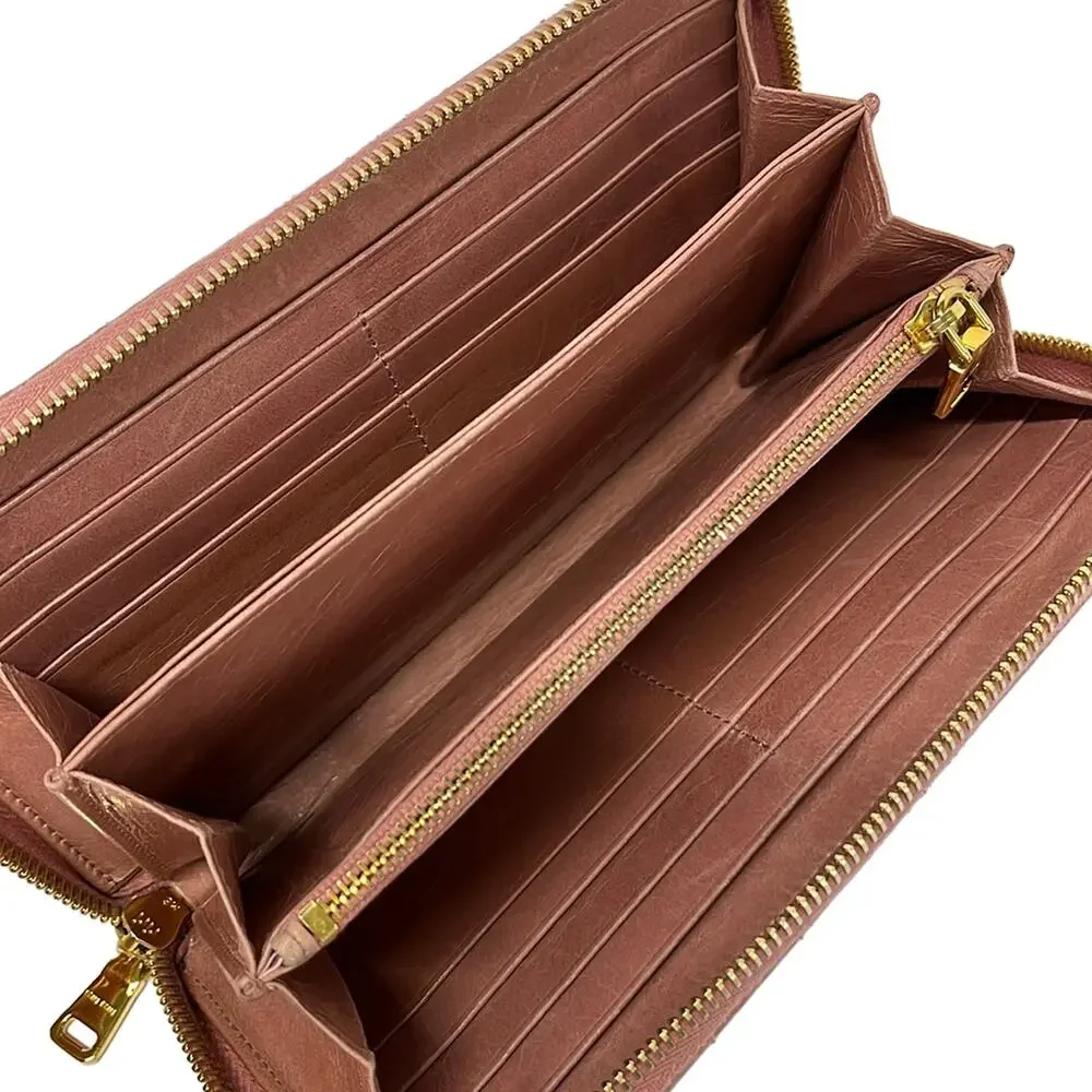 Miu Miu Matelasse Long Wallet